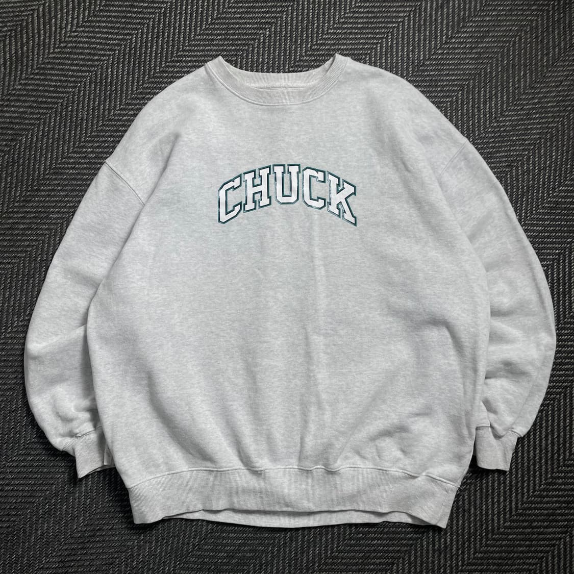 Chuck 아치로고 스웻 맨투맨 그레이y 4586 상품이미지2