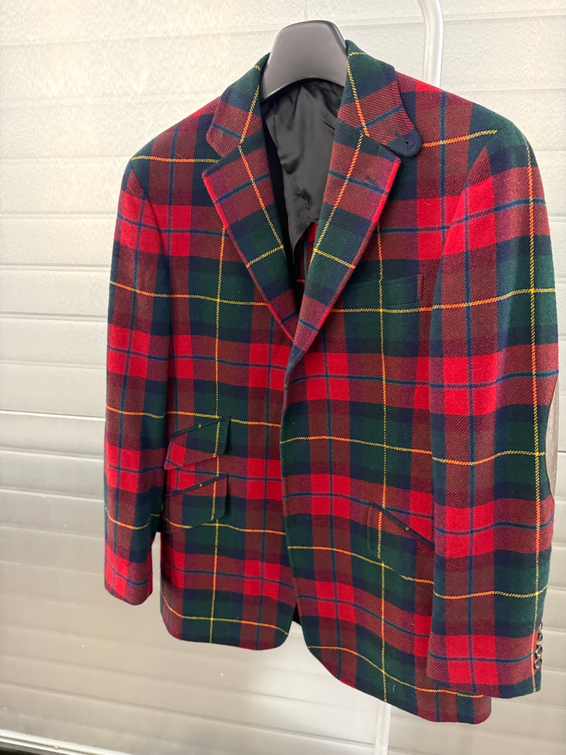 폴로 랄프로렌 이태리 메이드 울 체크 자켓 L 상품이미지8