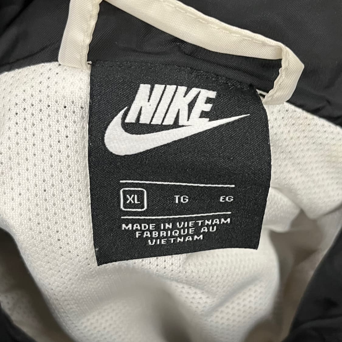 [정품/XL] 나이키 바람막이 블랙 화이트 b18 상품이미지5