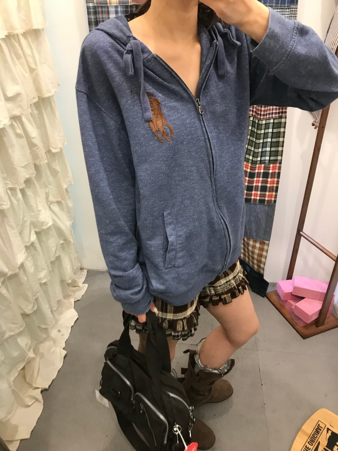 폴로 블루 빅포니 후드집업  상품이미지4
