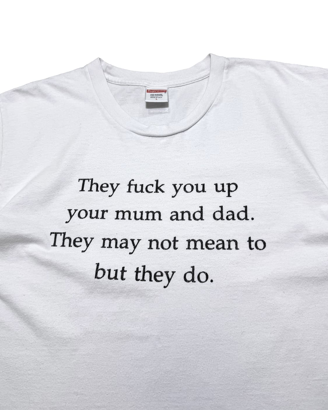 슈프림 필립 라킨 TFYU 티셔츠 상품이미지2