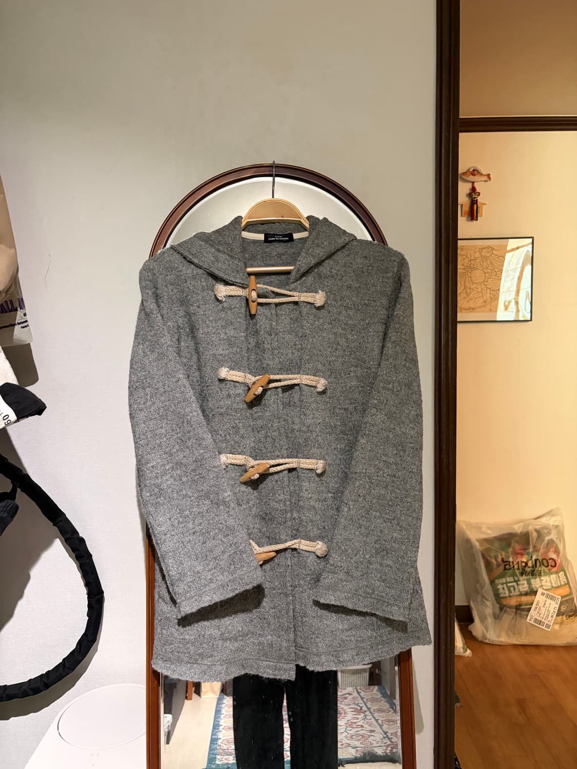 꼼데가르송 트리콧 더플 가디건 상품이미지1