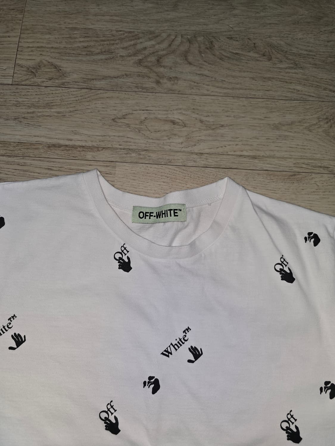 오프화이트 로고 반팔 18-19년도 제품 상품이미지2