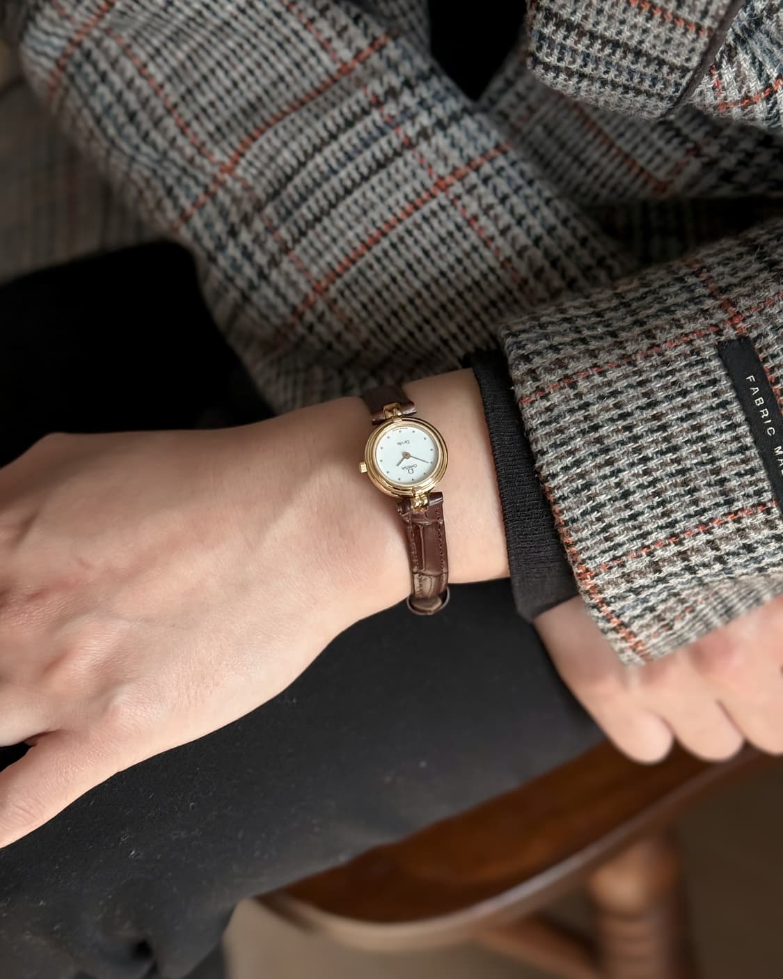 오메가 드빌 미니 화이트 다이얼 시계 상품이미지4