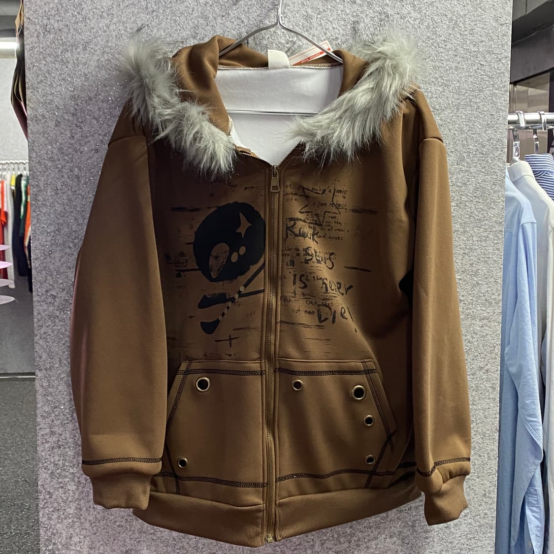 빈티지 y2k 후드 집업 자켓 B3177 상품이미지2