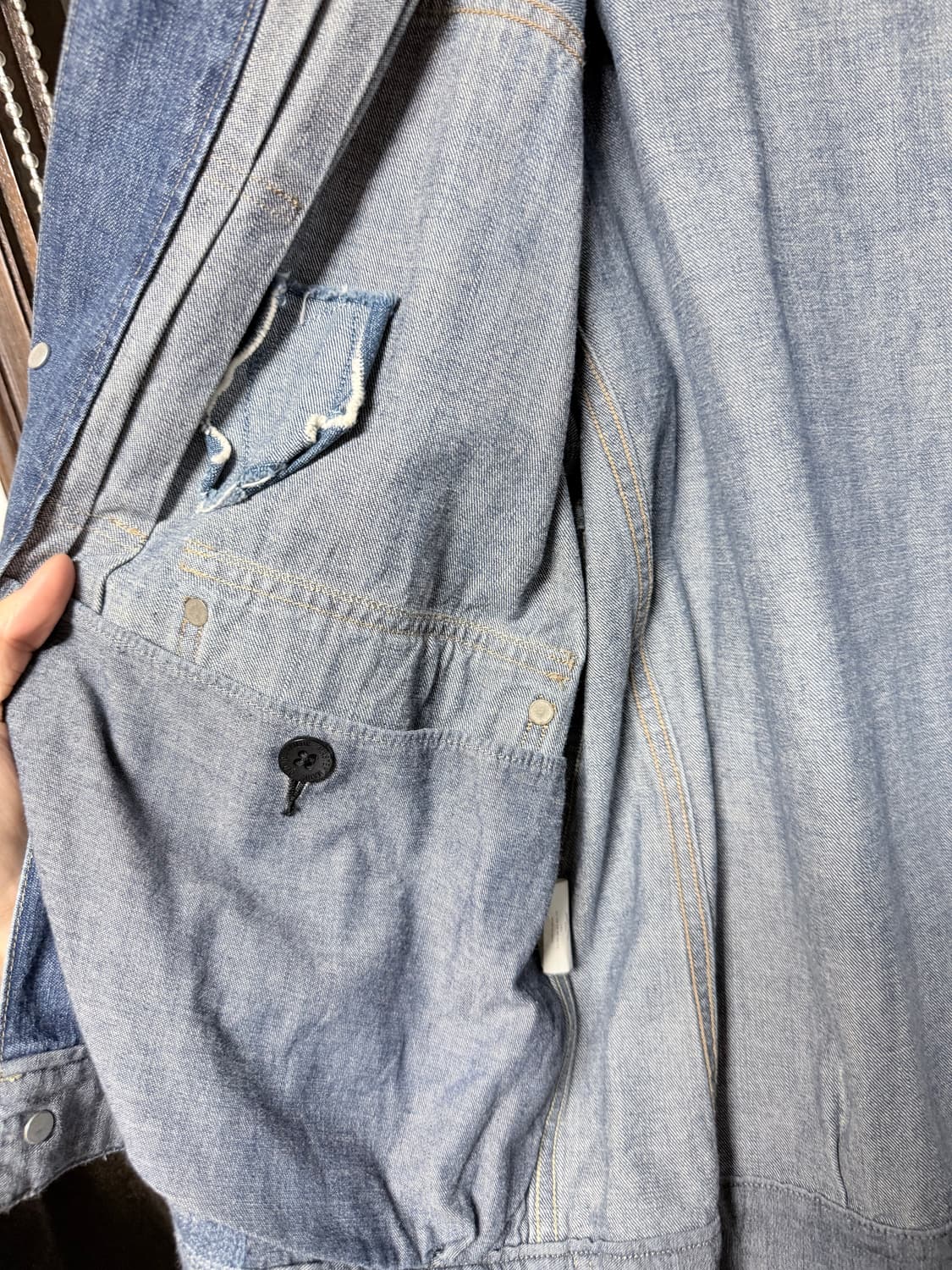 올드조 스카페이스 데님자켓 상품이미지3