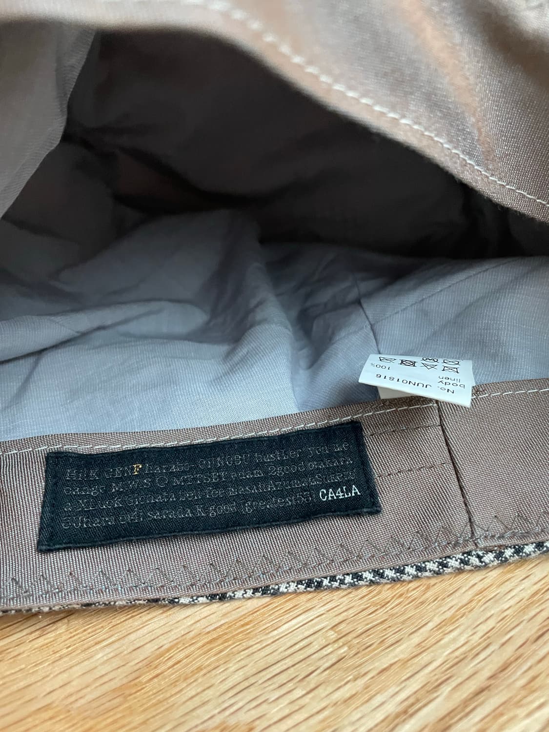 Ca4la 와이어 드레이프 캡 상품이미지4