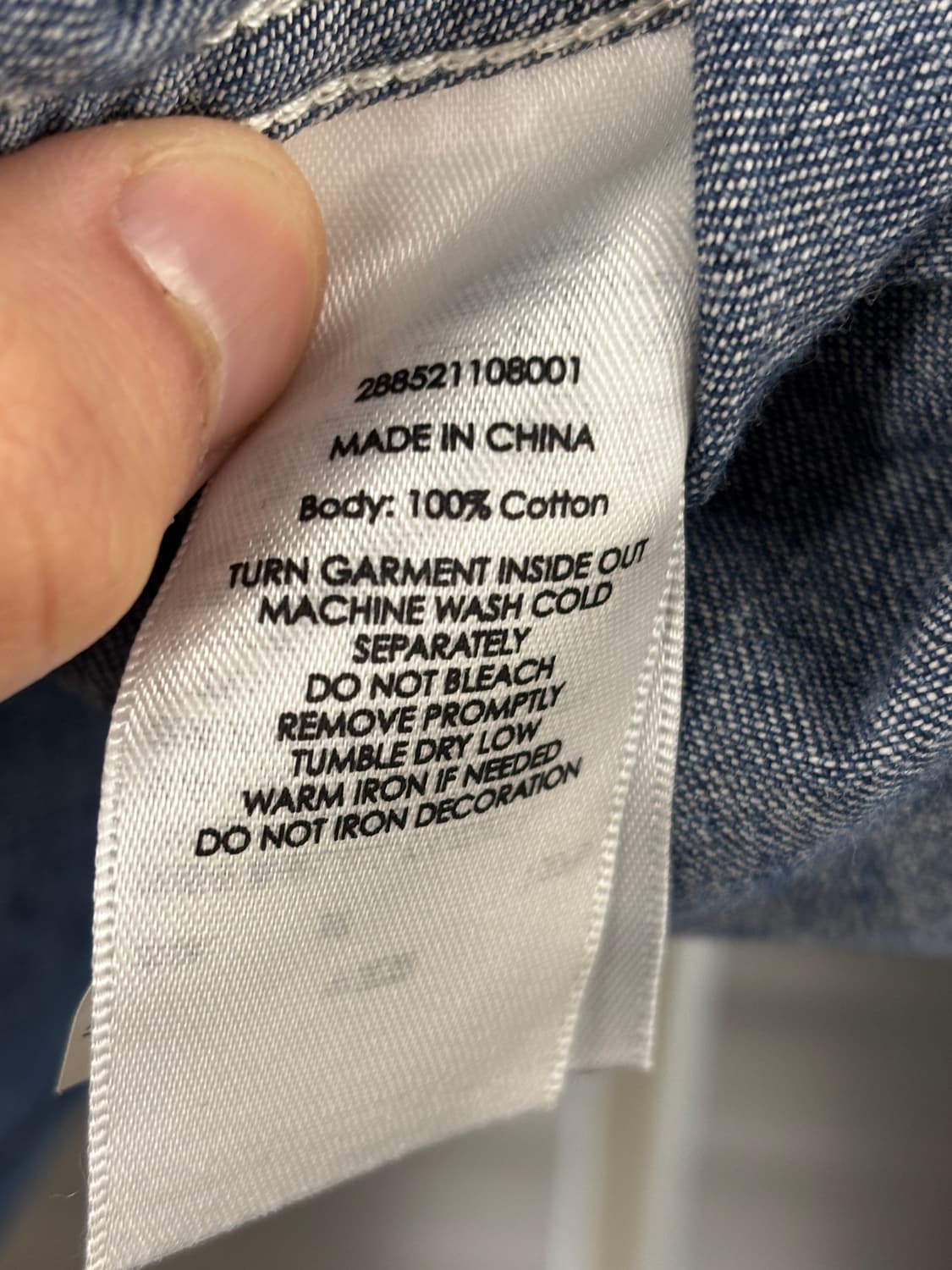 Denim&Supply 랄프로렌 스터드 데님 셔츠 XXS 상품이미지6