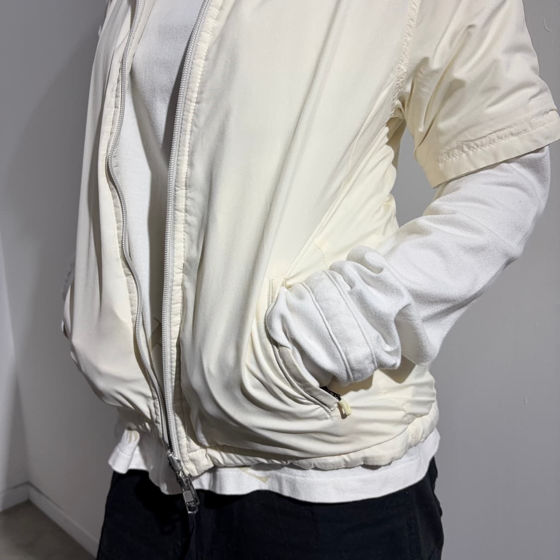 00s 나이키 리버시블 반팔 패딩 자켓 상품이미지3