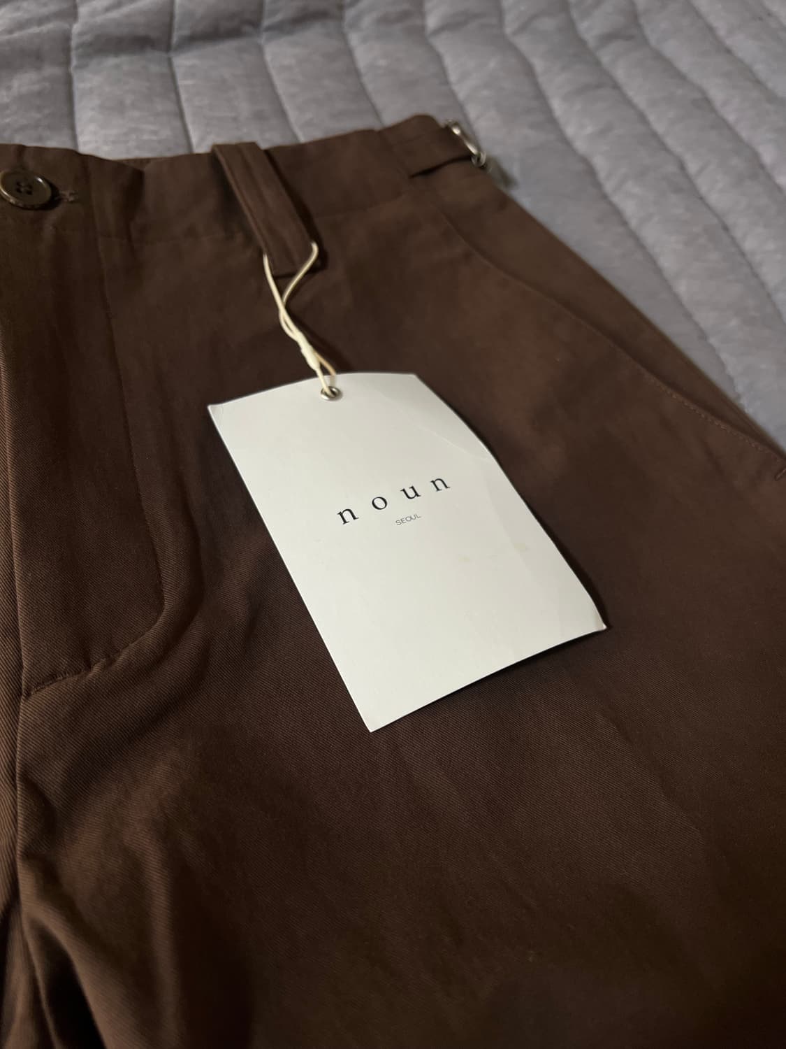새상품) 노운 noun 브라운 치노 팬츠 상품이미지3