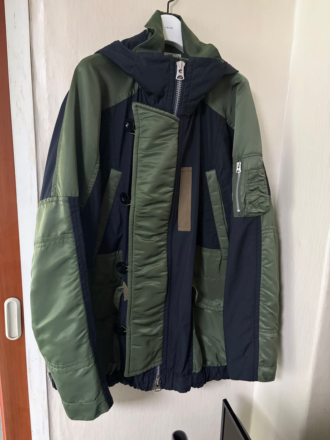 사카이 / 페브릭콤보 후드자켓 / 1 상품이미지1