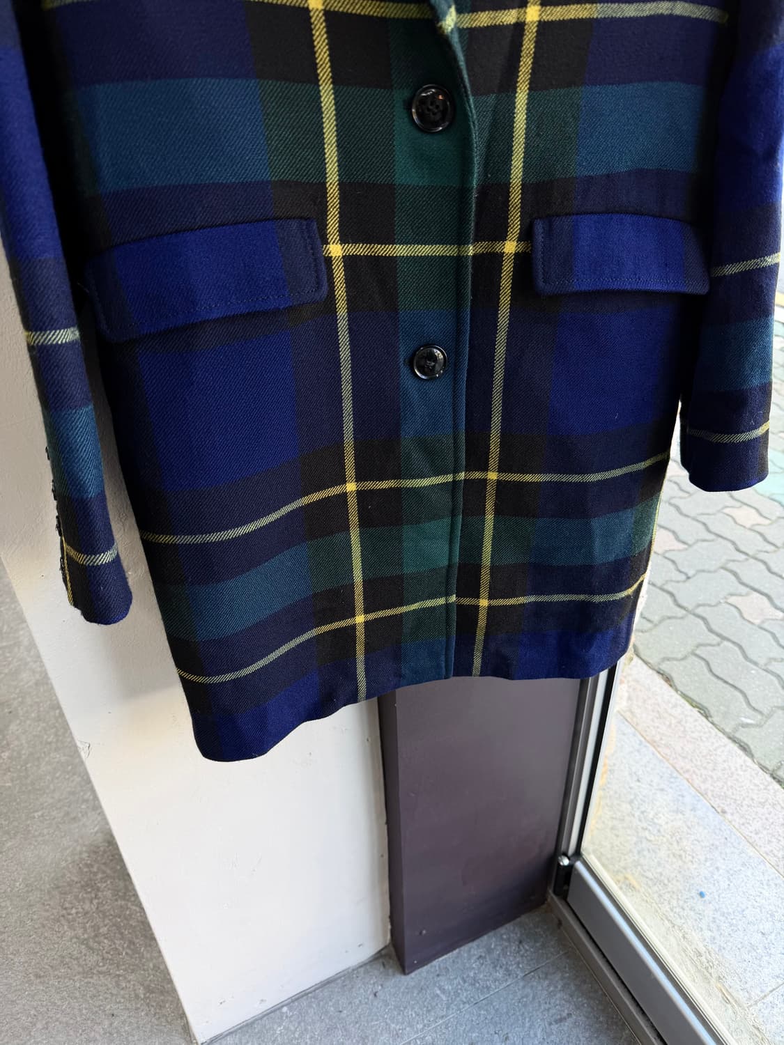 12Y.44~55/ 버버리 블루 노바체크 코트 자켓 상품이미지4