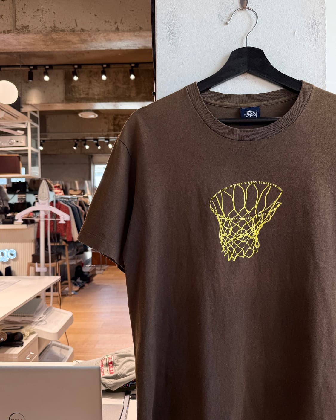 스투시 브라운 베스킷볼 림 그래픽 하프티  상품이미지4