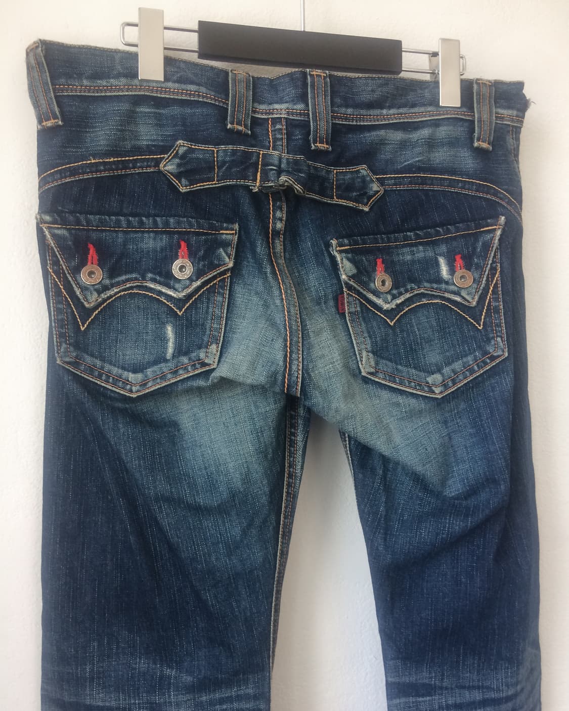Line detail denim washing pants 상품이미지6