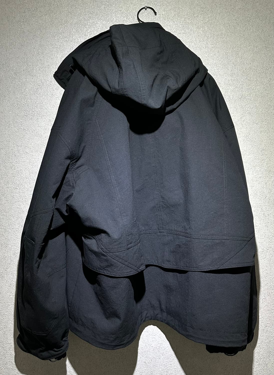 준지 남성 후드 자켓 블랙 48 새상품급 상품이미지3