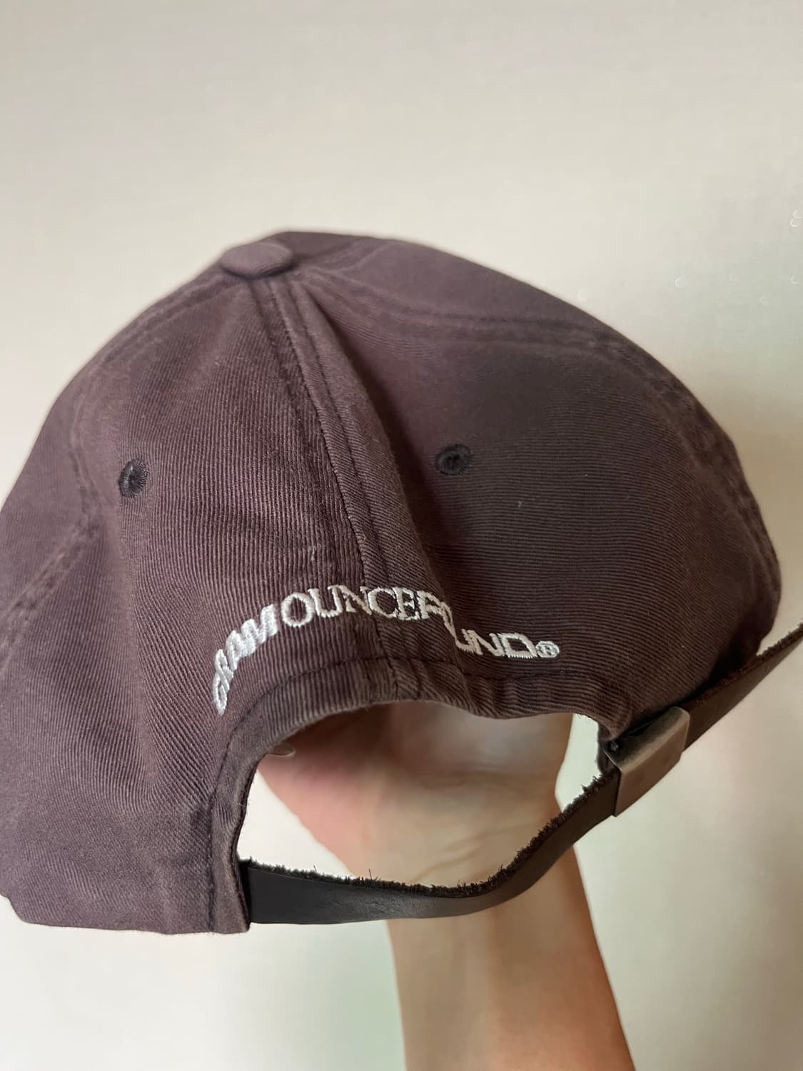 그램아운스파운드 Excuse Me 5-Panel Cap_Washed Ch 상품이미지4