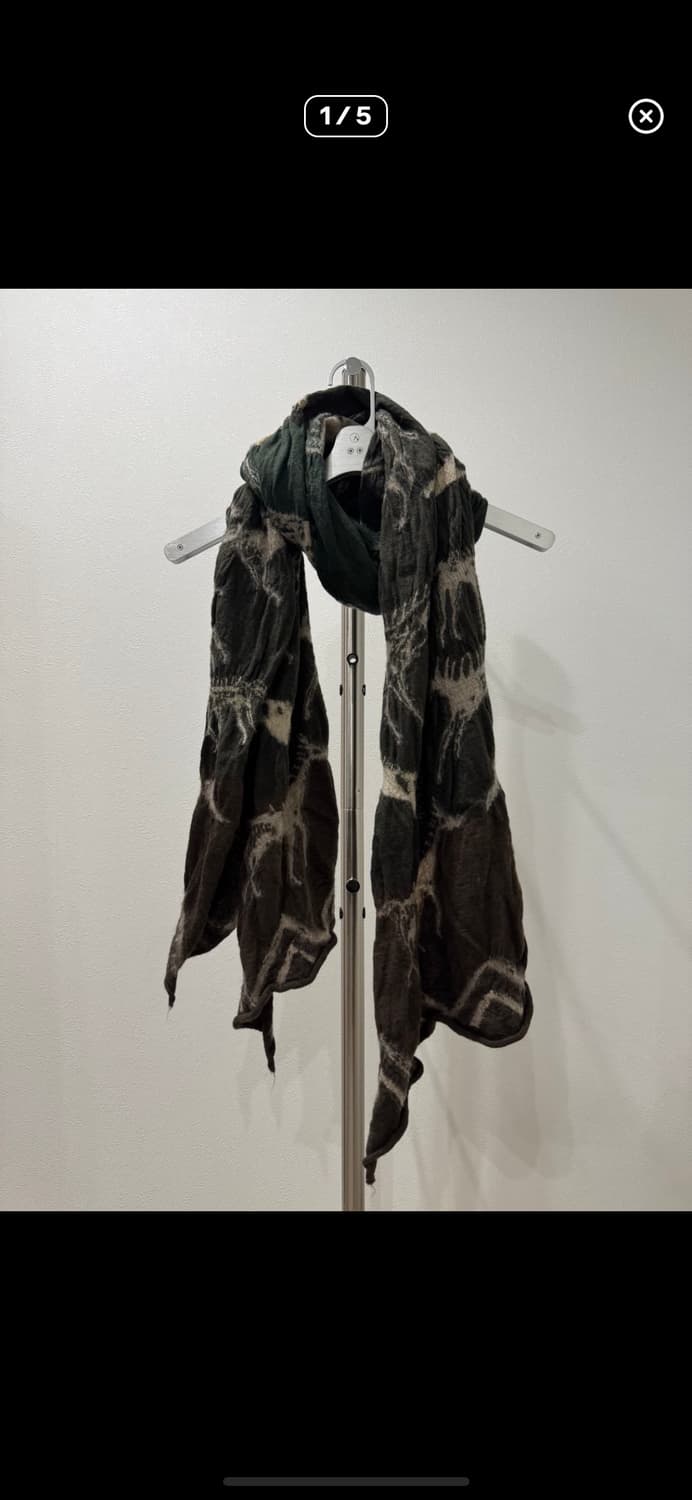 [os] 캐피탈 축융울 말 벽화 머플러 상품이미지1