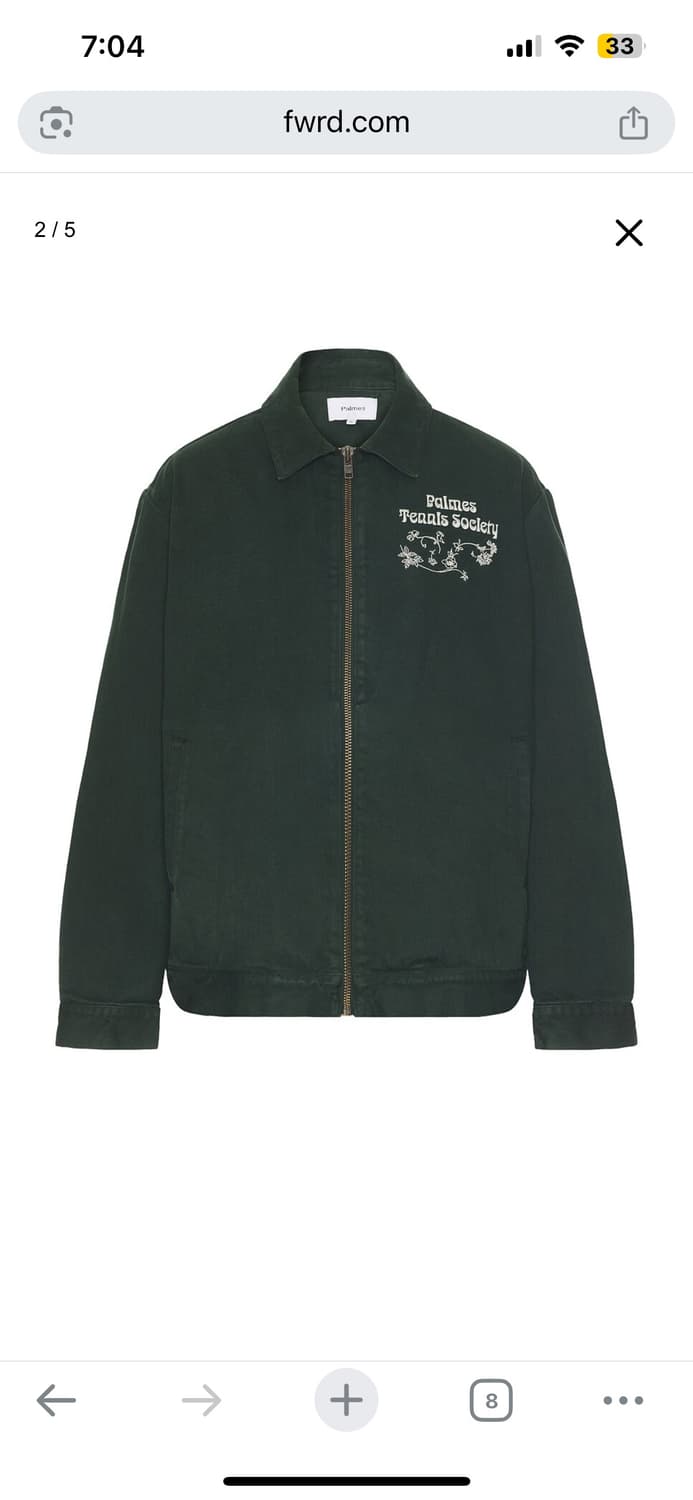 팜즈(Palmes) 워크 자켓  그린 / 48사이즈 상품이미지7