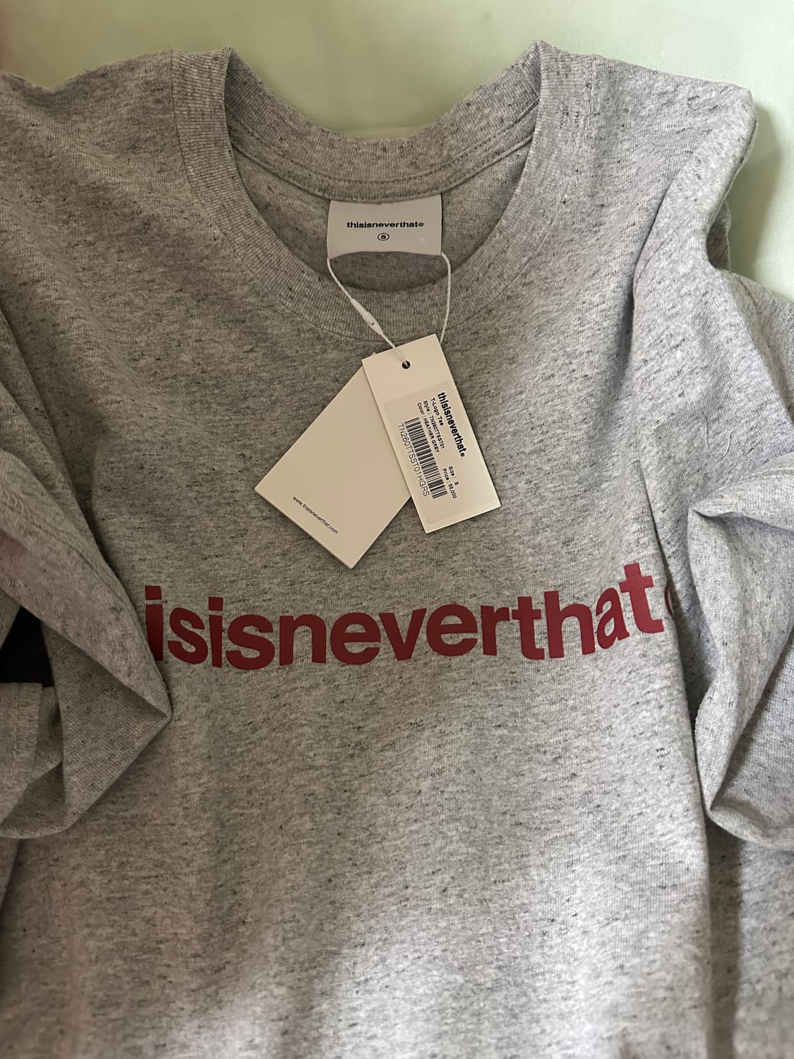 디스이즈네버댓 반팔 그레이 상품이미지2