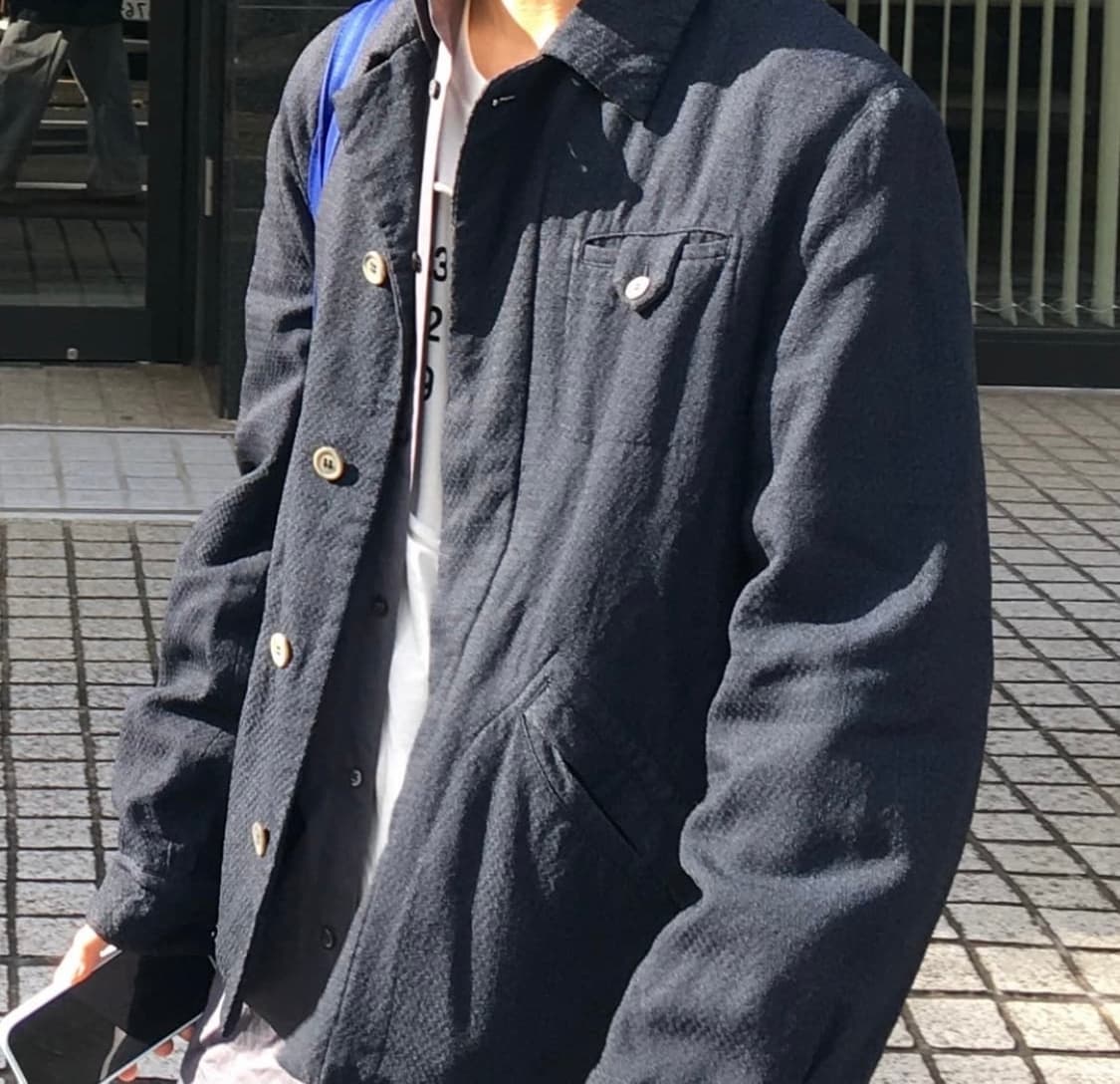 꼼데가르송 옴므 플러스 히든 버튼 자켓 상품이미지3