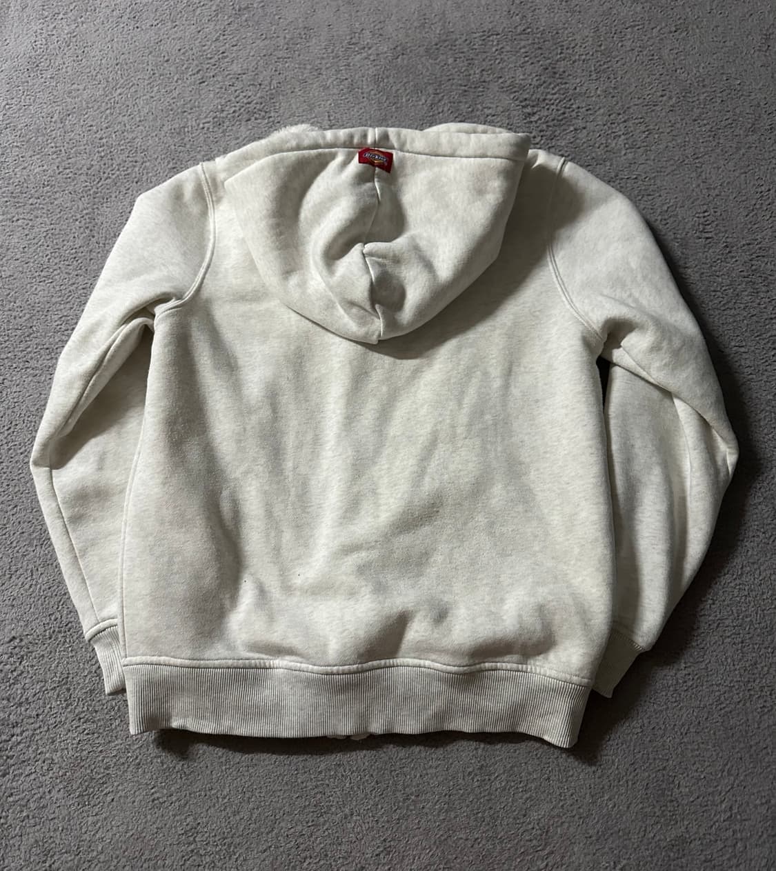 Dickies 오트밀 양털 후드집업 S 상품이미지2