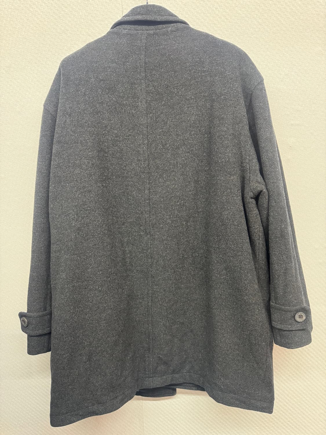 입생로랑 차콜색 울 코트 100(L~XL) 상품이미지3