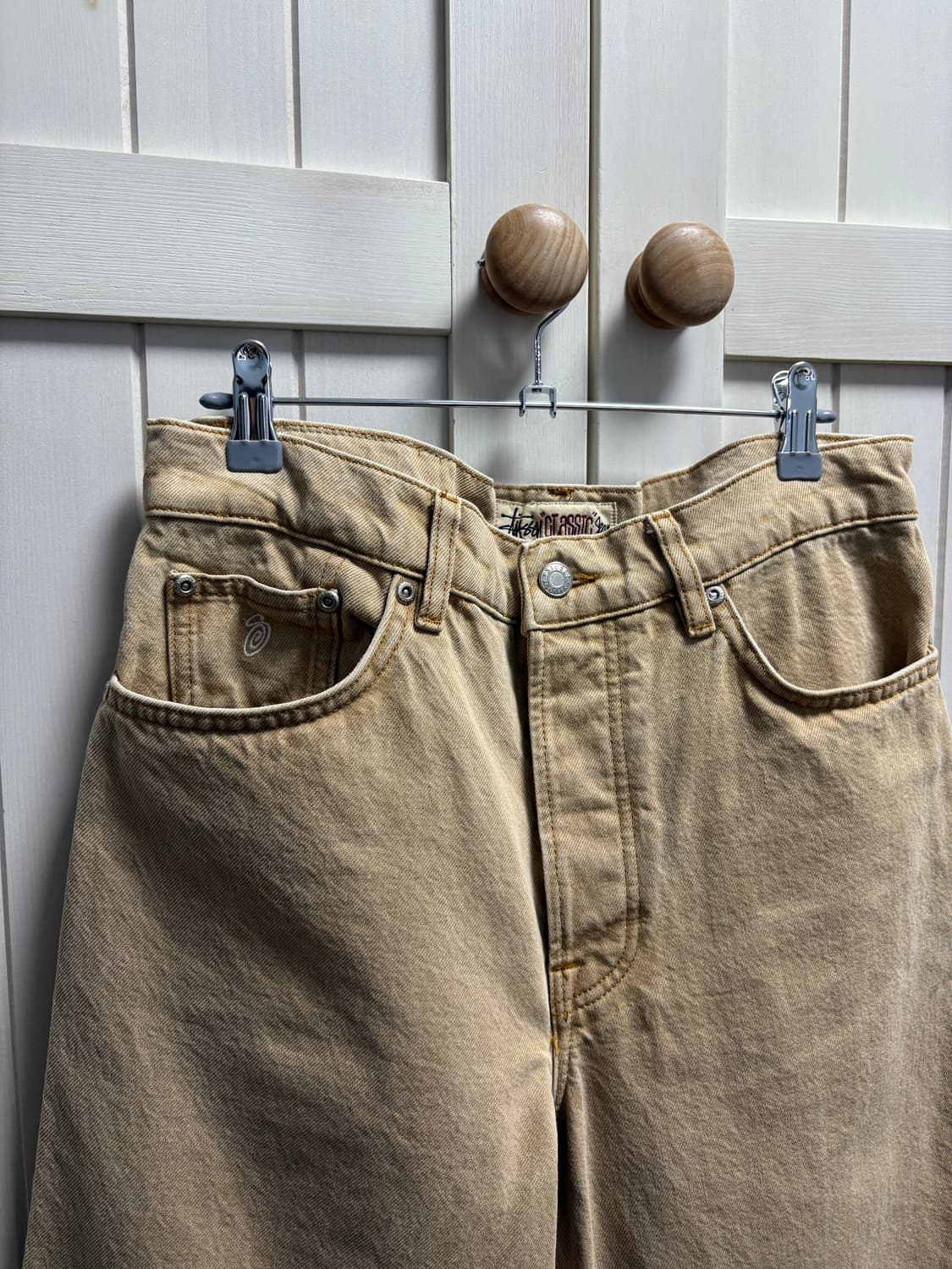 스투시 뉴 클래식 진 베이지 31 사이즈 상품이미지3