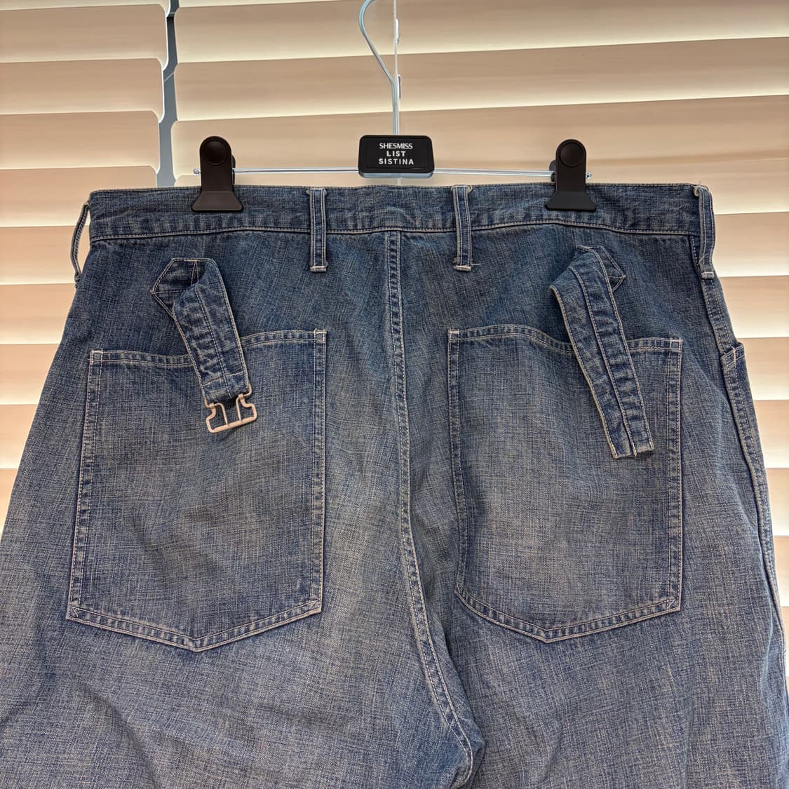 바우와우 US ARMY M35 빈티지 퍼티그 워크 데님 팬츠 L 상품이미지7