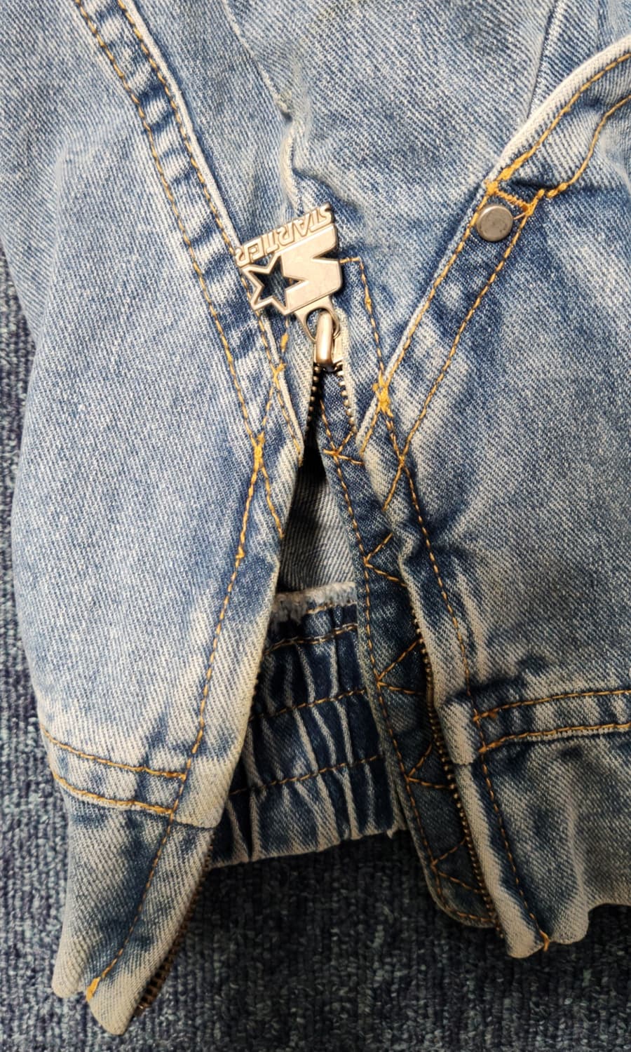 스타터 데님 아노락 자켓 상품이미지6