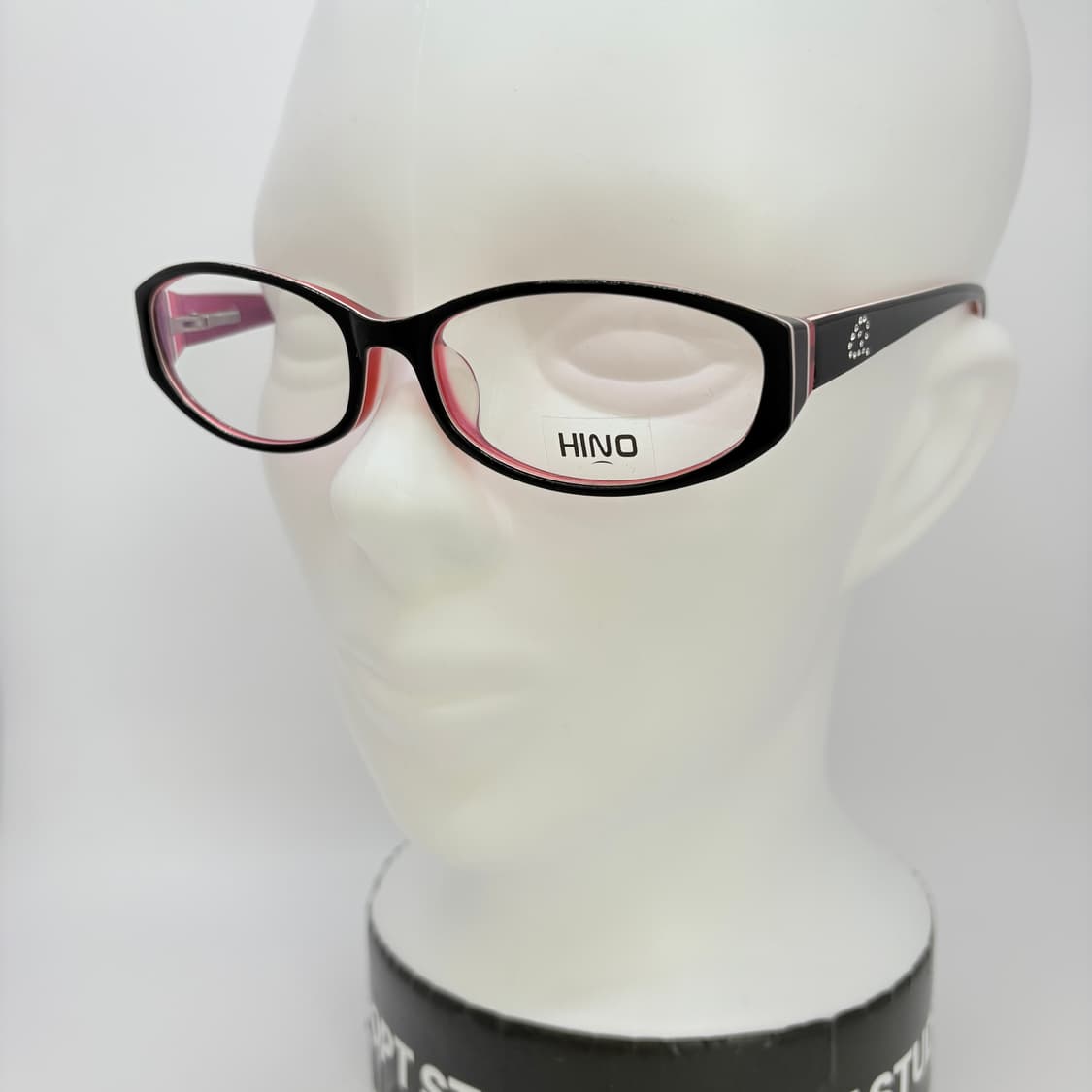 HINO 블랙 큐빅 빈티지 뿔테  상품이미지5