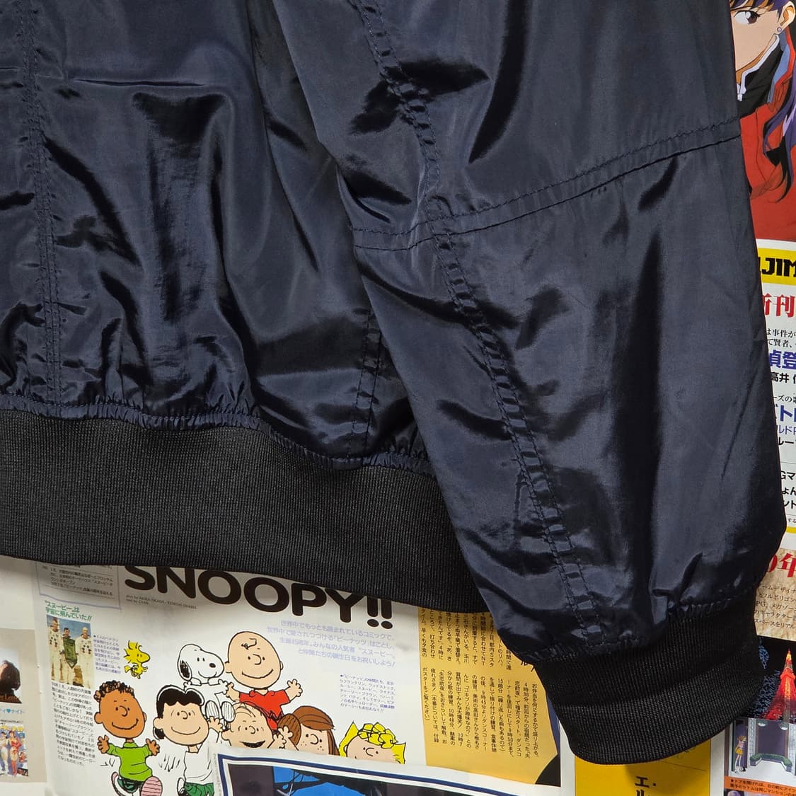 JPN 알렉스 로간 네이비 바람막이 집업 자켓 상품이미지7