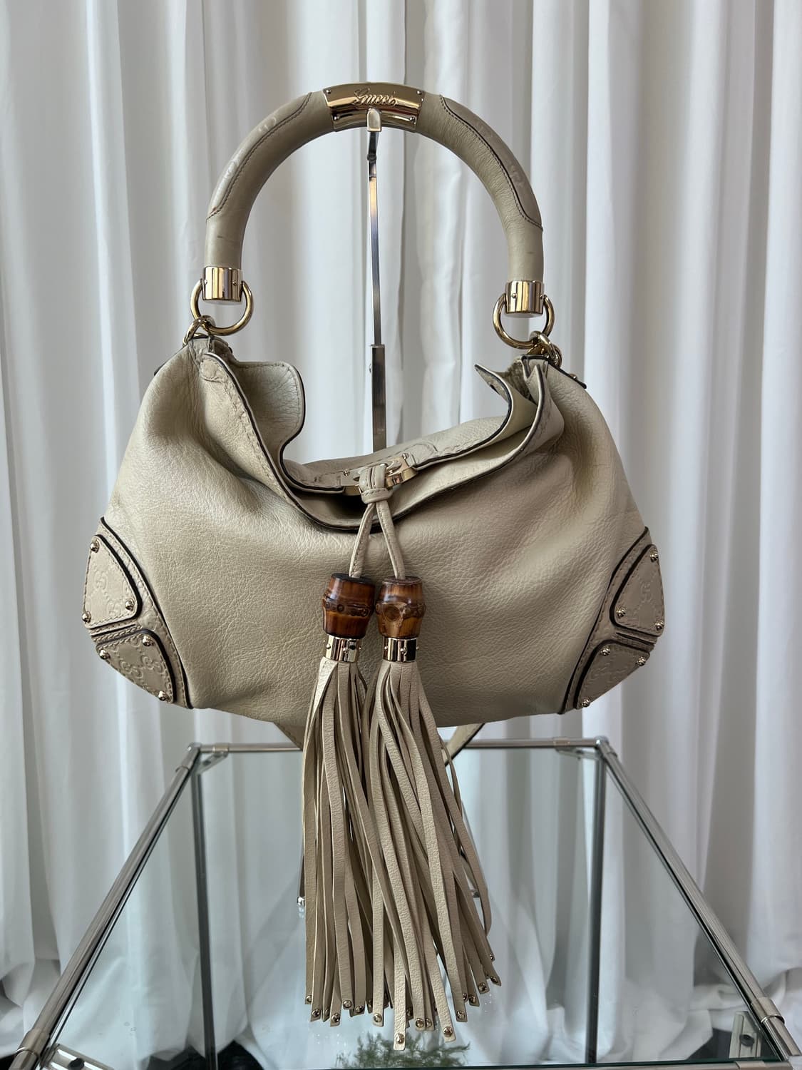 구찌 인디 뱀부 숄더백 상품이미지5