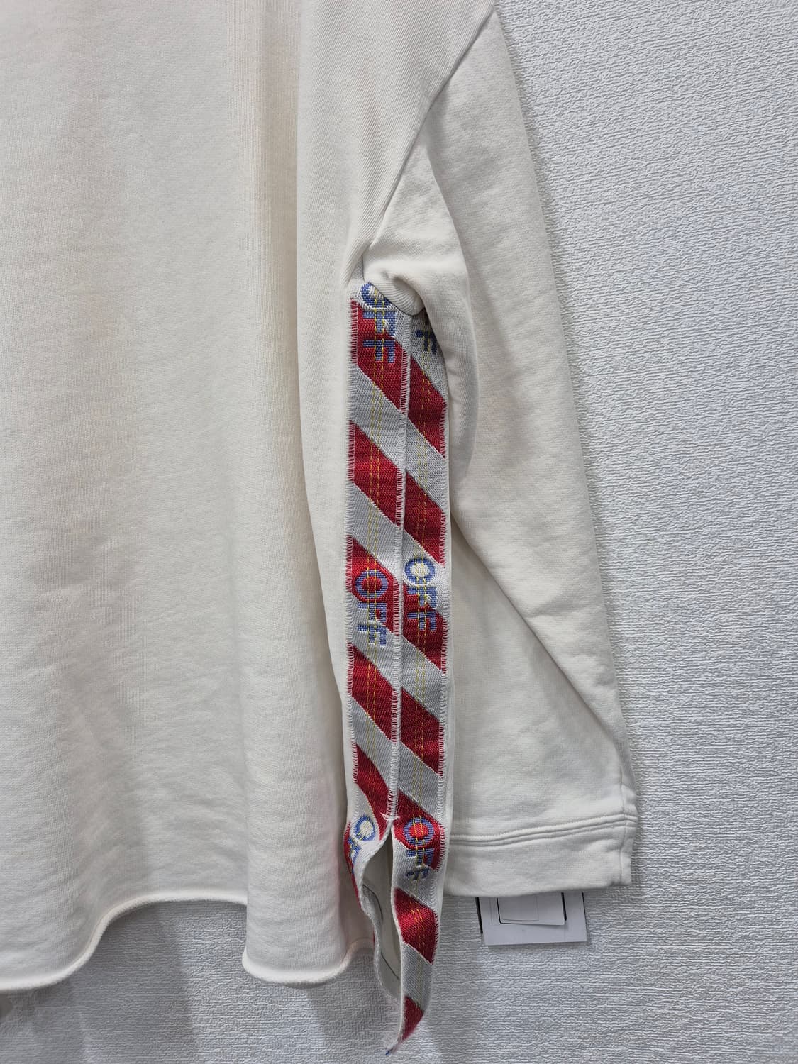 OFF-WHITE 오프화이트 화이트 긴팔 티셔츠 / 105(정품) 상품이미지3