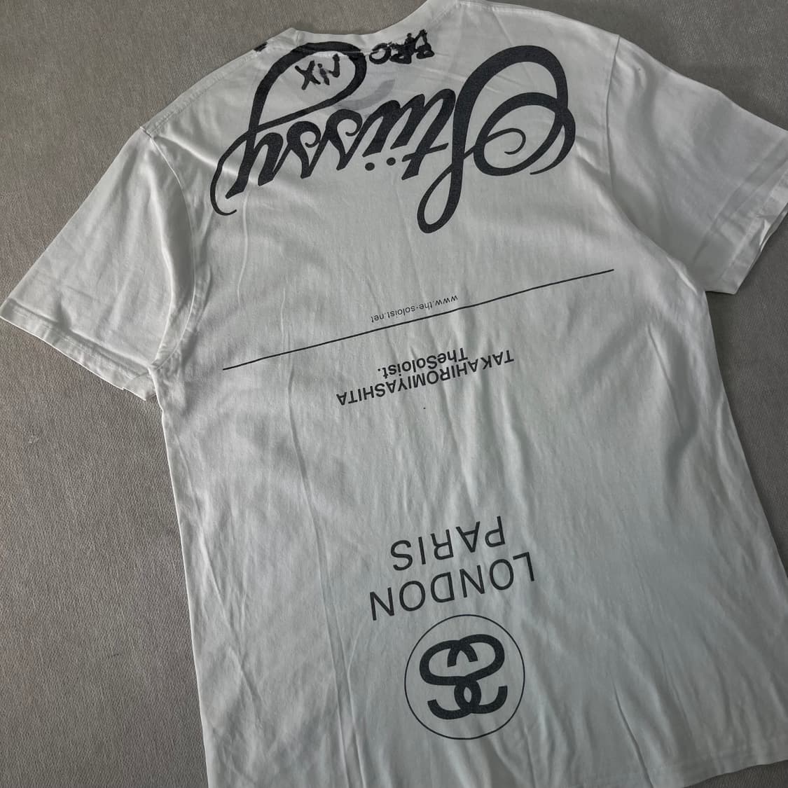 100 스투시 X 타카히로미야시타 솔로이스트 월드투어 반팔 티셔츠 상품이미지6