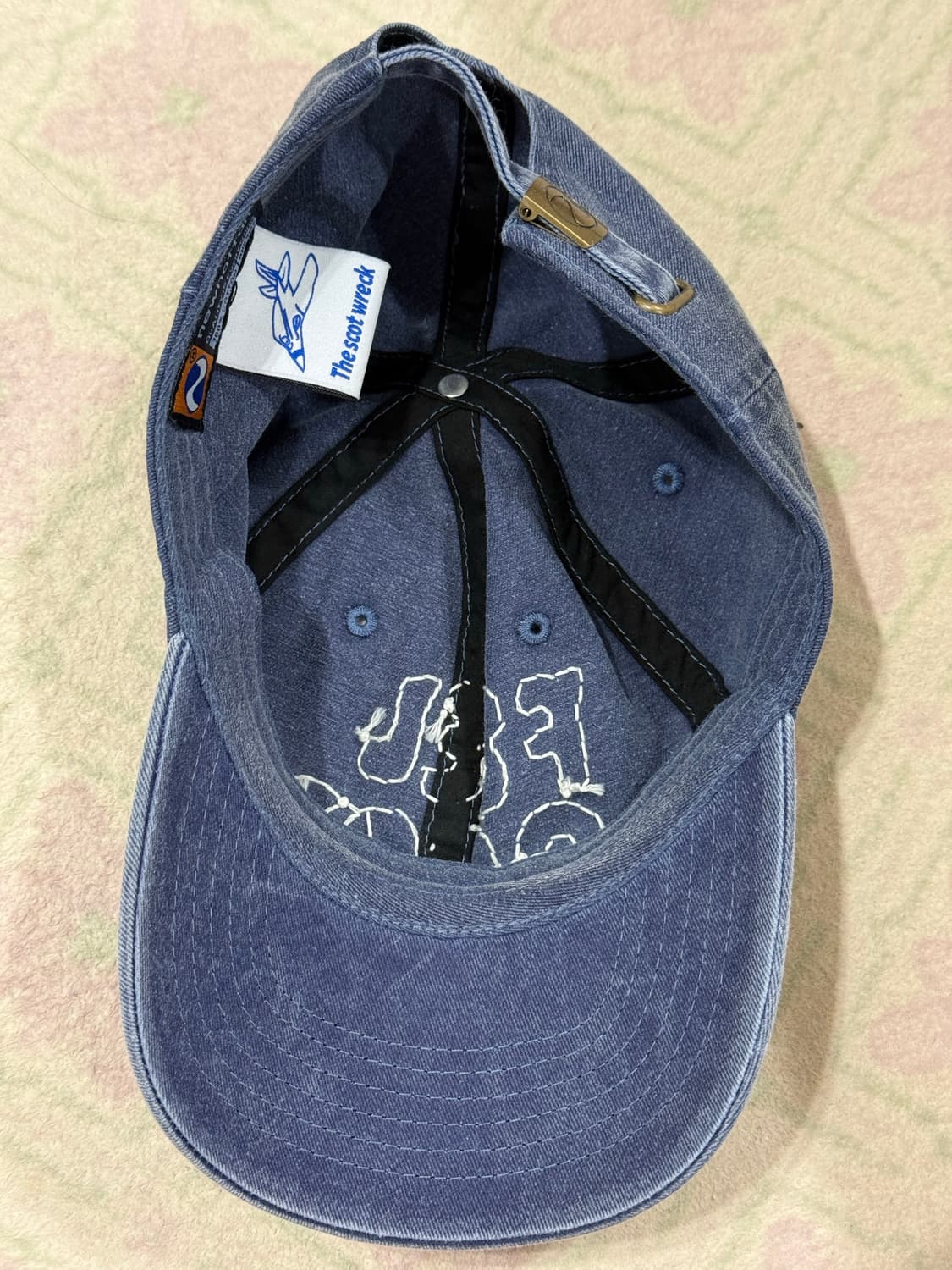 더스캇렉 자수 데님 캡모자  상품이미지3