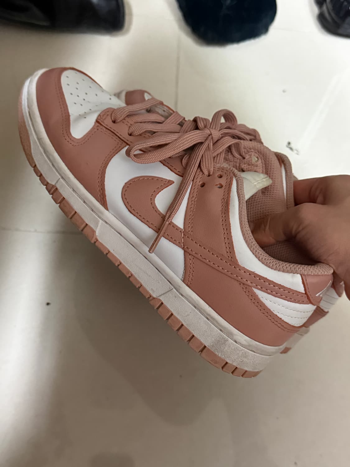 나이키 덩크로우 핑크 235(2.5) 상품이미지1