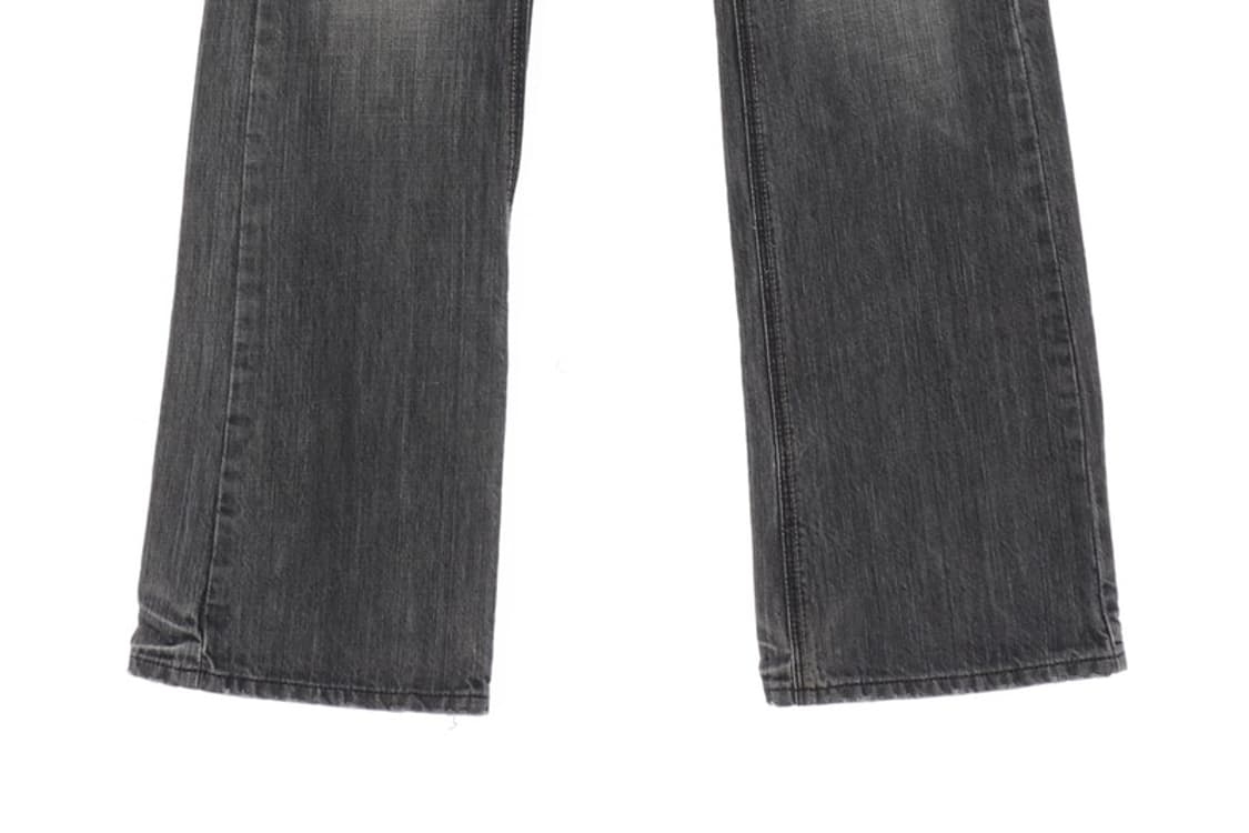 NOTON 그레이 워싱 세미 부츠컷 데님 팬츠 L 상품이미지5