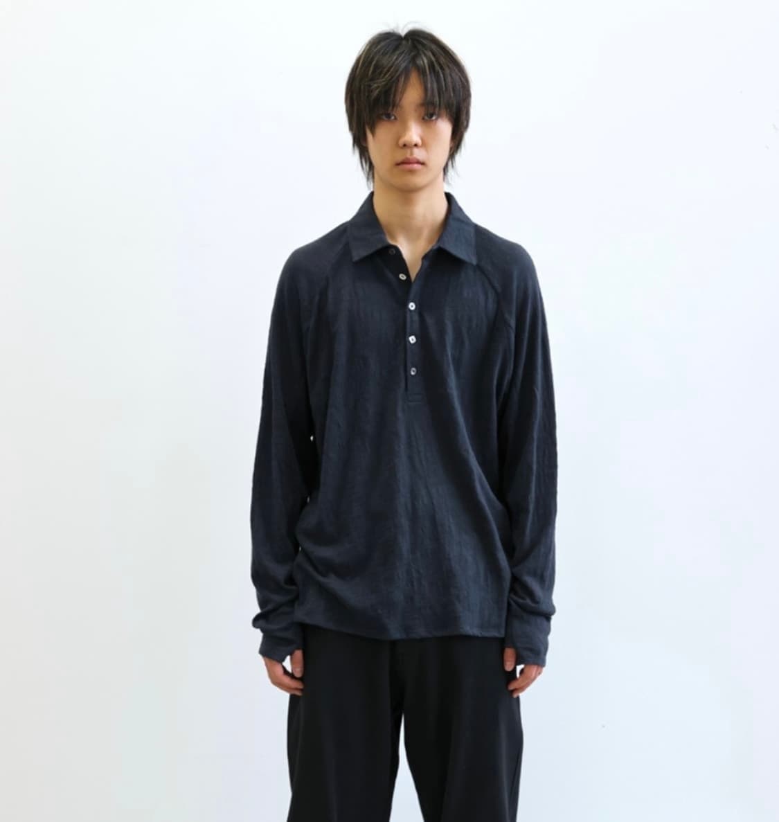 해칭룸 폴로티 블랙 상품이미지4