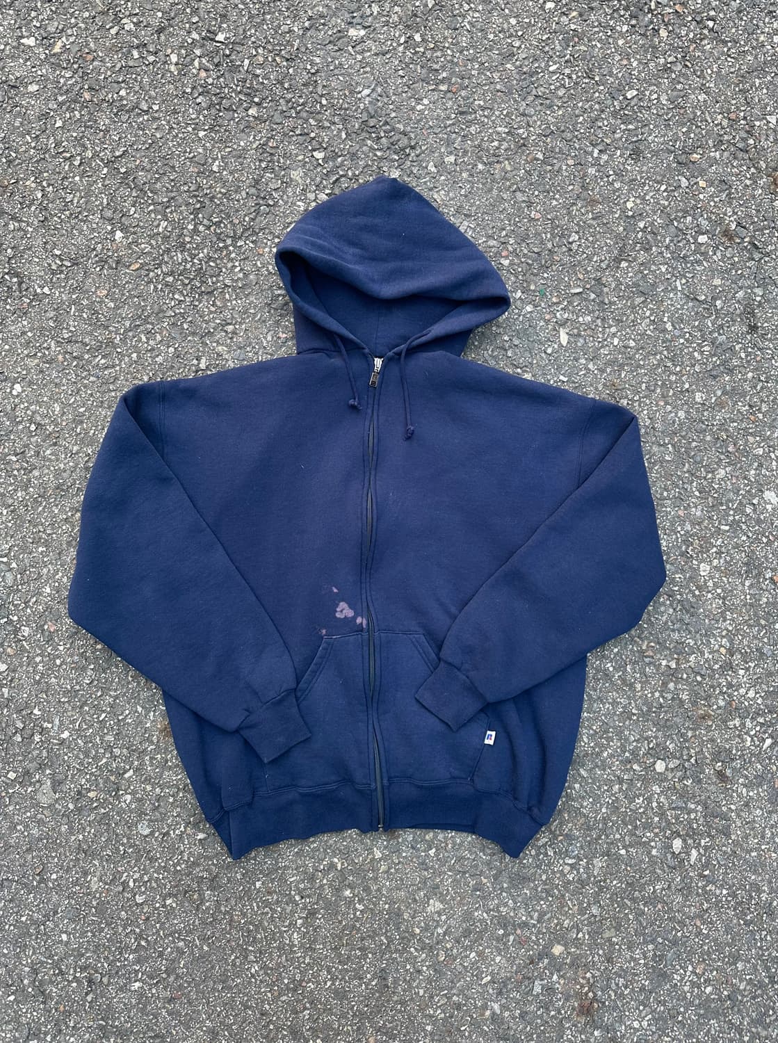 90s 빈티지 러셀 후드 집업 상품이미지1