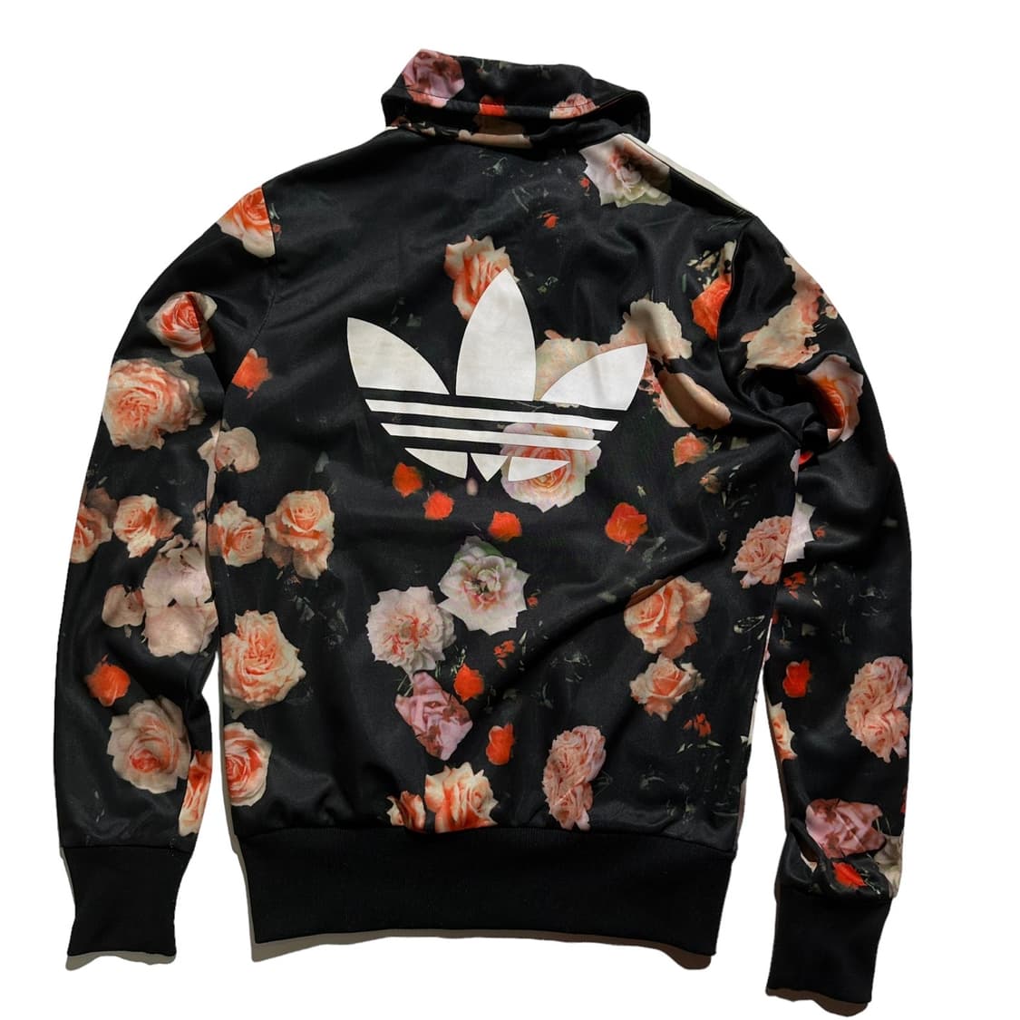 아디다스 빅로고 플로럴 패턴 져지 트랙탑 자켓 상품이미지2