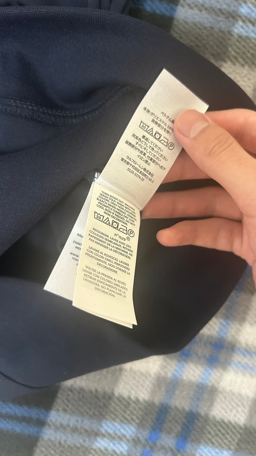 폴로 랄프 로렌 네이비 후드티 상품이미지6