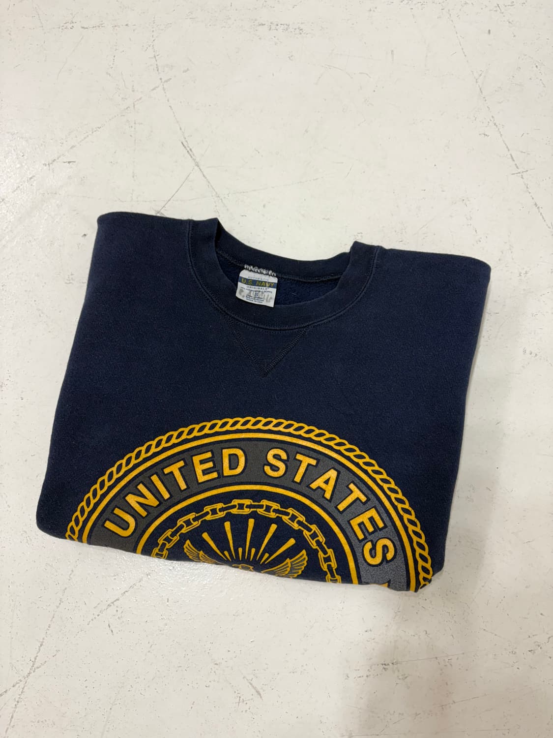 90‘s US Navy Soffee Sweat shirt. 상품이미지9