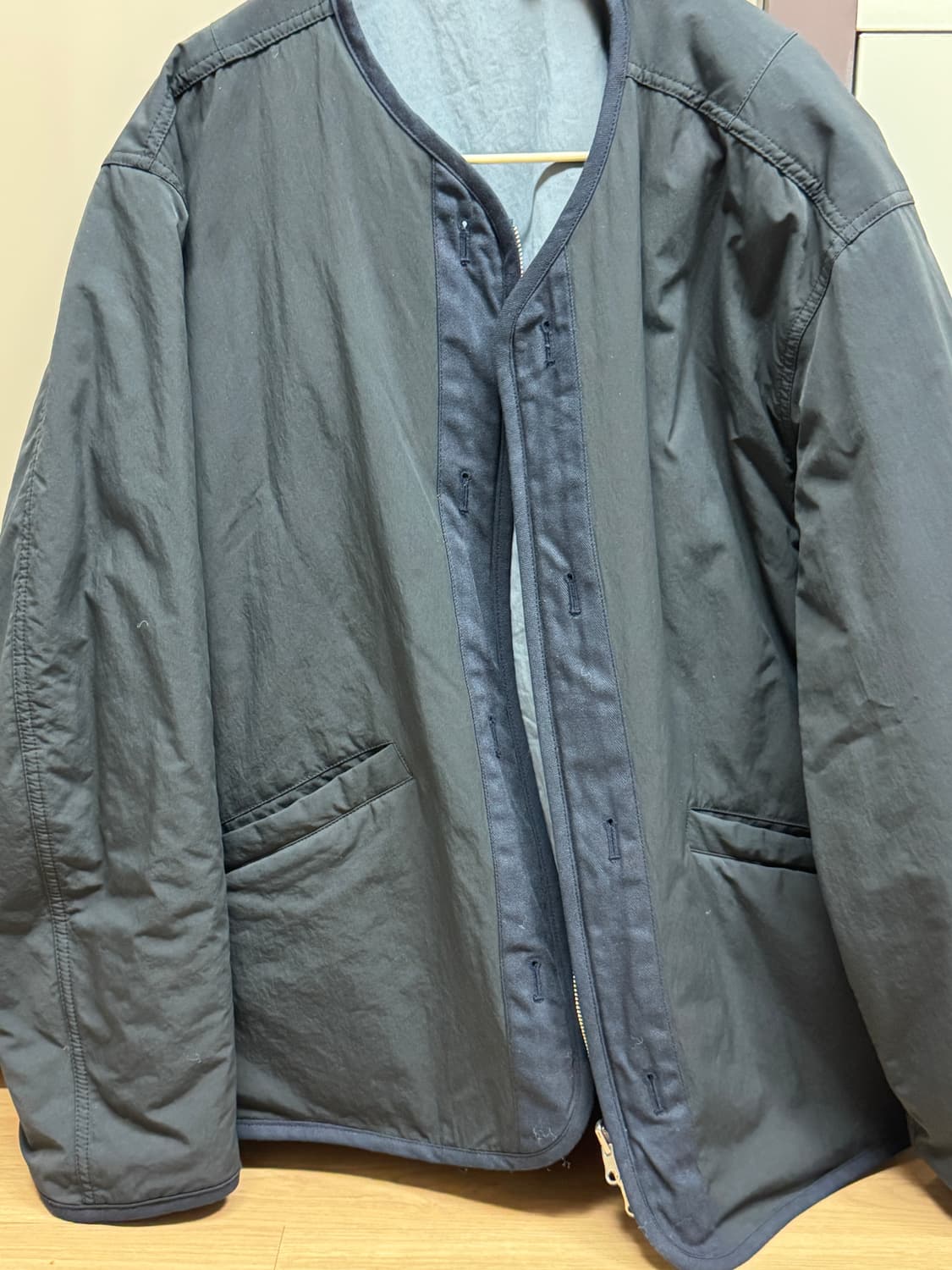 히즈핸더 리버서블 라이너 자켓 네이비 3사이즈 상품이미지1