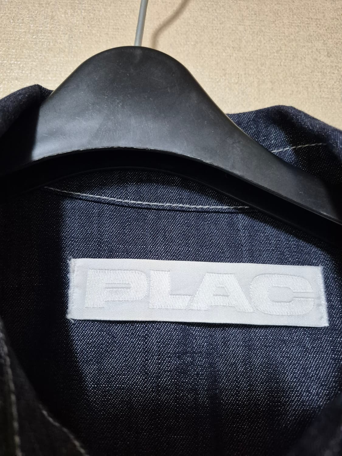 플랙 반팔 데님셔츠 상품이미지5