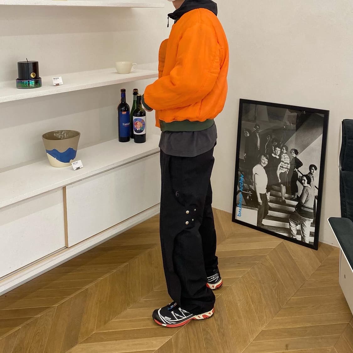 블렌디드노이즈 스냅 팬츠 상품이미지2