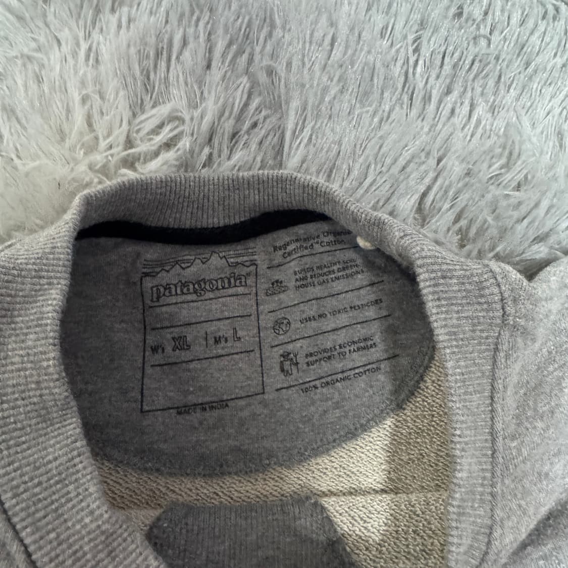 파타고니아 기모맨투맨 L사이즈 상품이미지3
