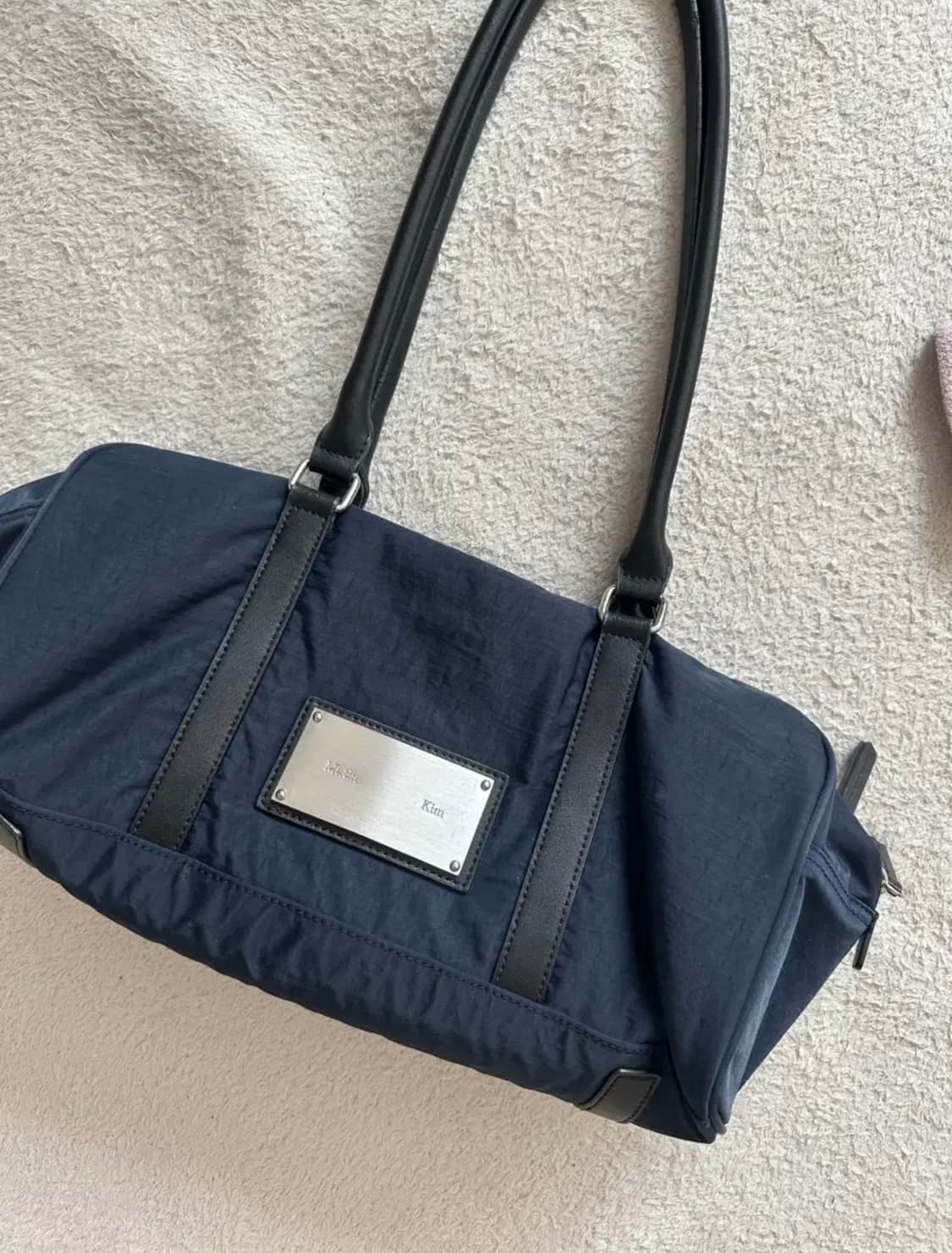 마뗑킴 스포티 토트백 네이비 상품이미지1