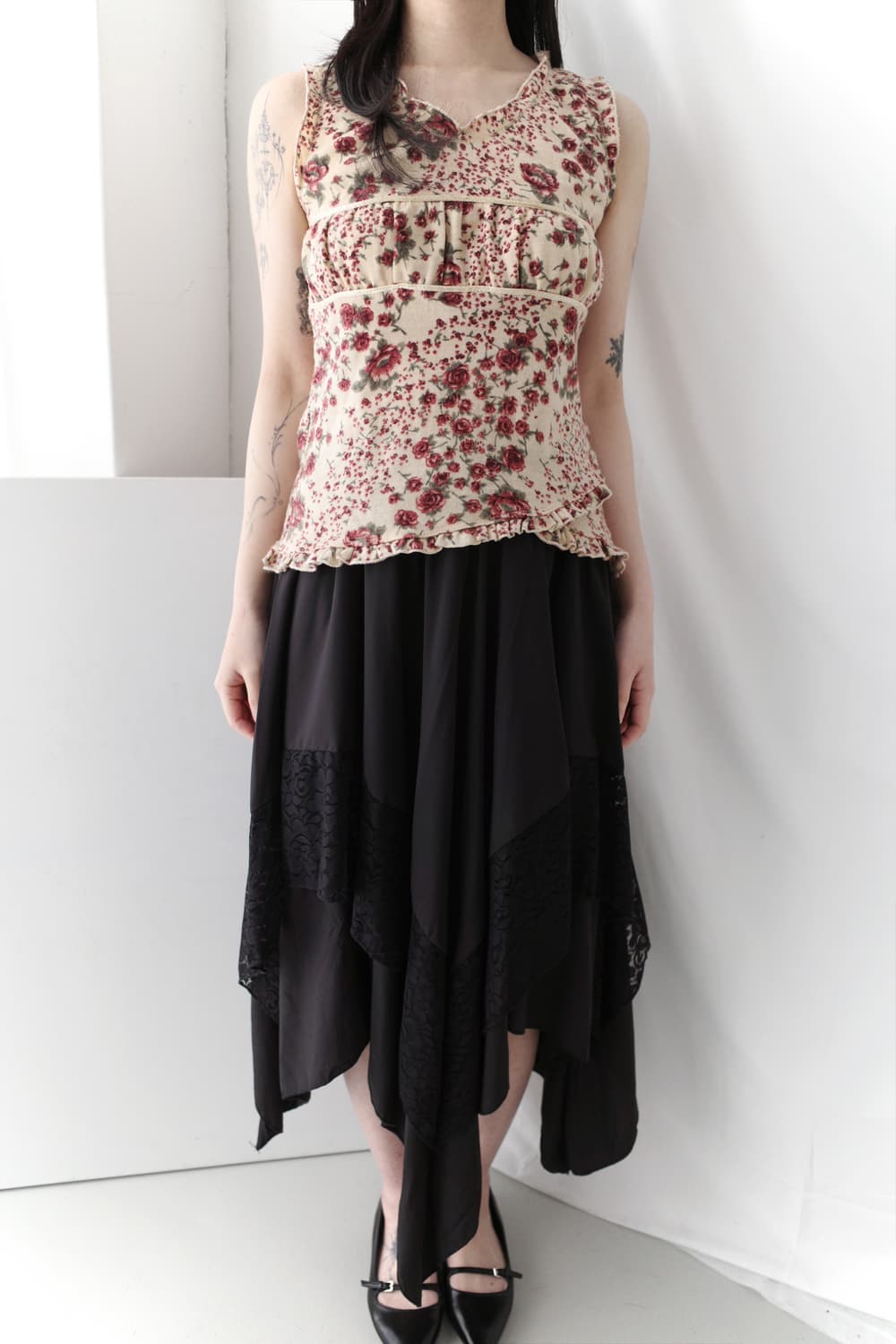 flower frill sleeveless 상품이미지7