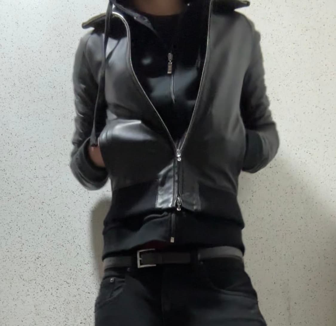 [급처]리튬 옴므 램스킨 하이넥 레더가죽 자켓 상품이미지1