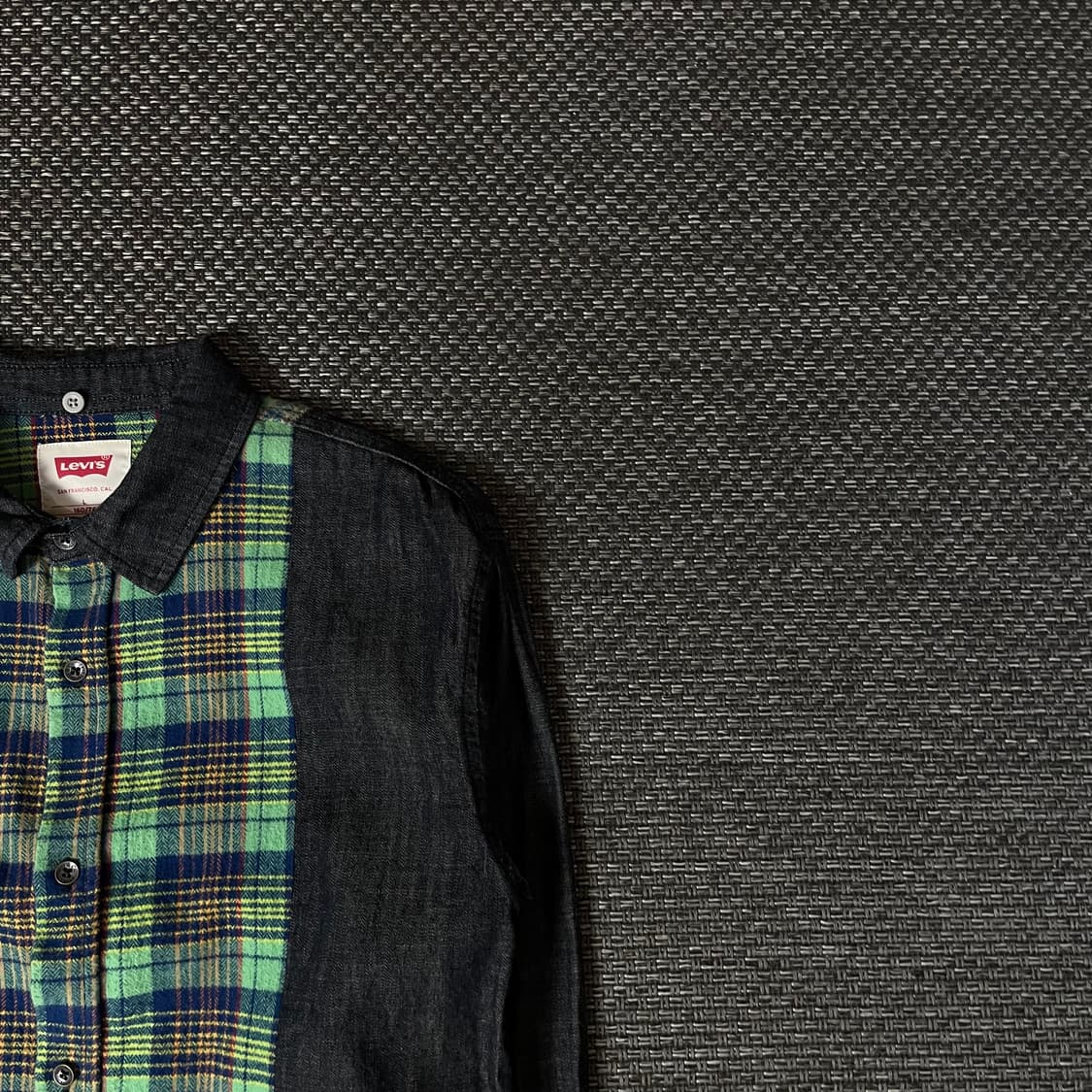 리바이스 멀티 믹스드 컬러 면 데님 셔츠 L 상품이미지3